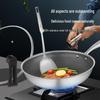 Wok alvéolé en acier inoxydable Debo avec couvercle