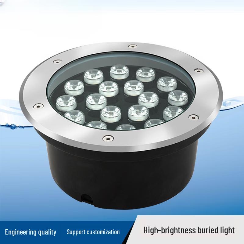 NuFeng 15W Bunte LED Unterwasser- & Außen-Gartenleuchte