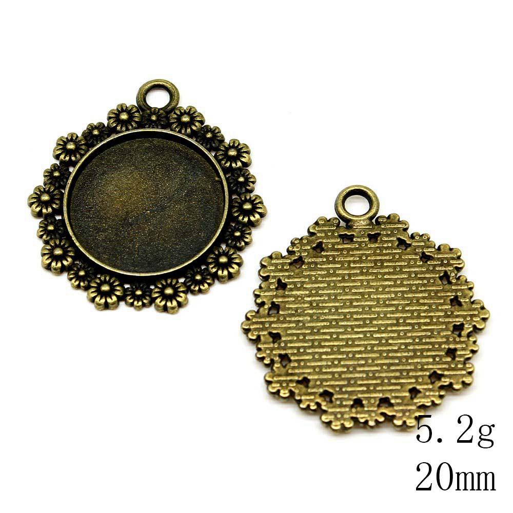 Bijuterii și Accesorii de Ziua Mamei Potrivite pentru Cabochon de Sticlă Rotund 20mm Bază Setare Tavă Bezel Piese Accesorii Bijuterii Accesorii pentru Bărbați