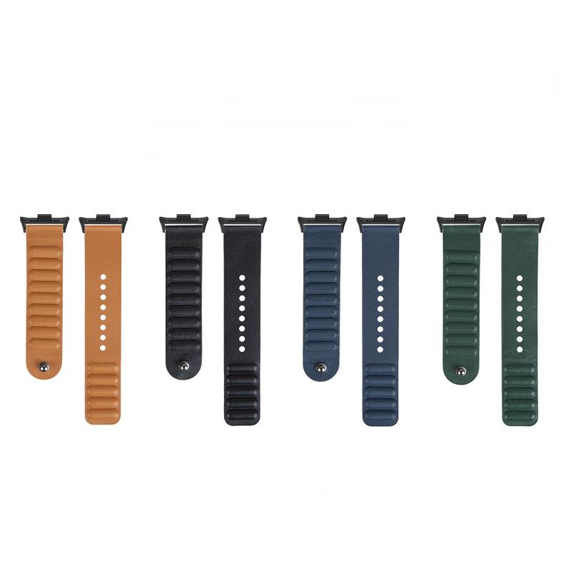 Für Redmi Watch 4 Armband aus Silikon mit magnetischer Schleife für Xiaomi Band 8 Pro Smart Armband