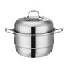 Yibao 304 Stainless Steel 3-Layer Steamer Pot