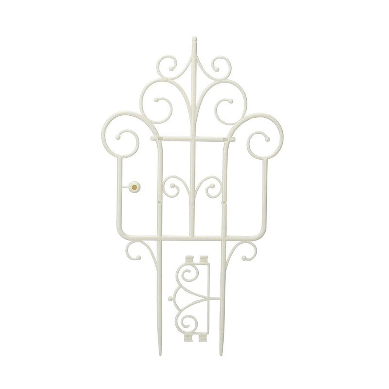 

Садовая решетка для вьющихся растений, опоры для горшечных растений, пластиковые подставки для вьющихся растений для цветов и овощей белый