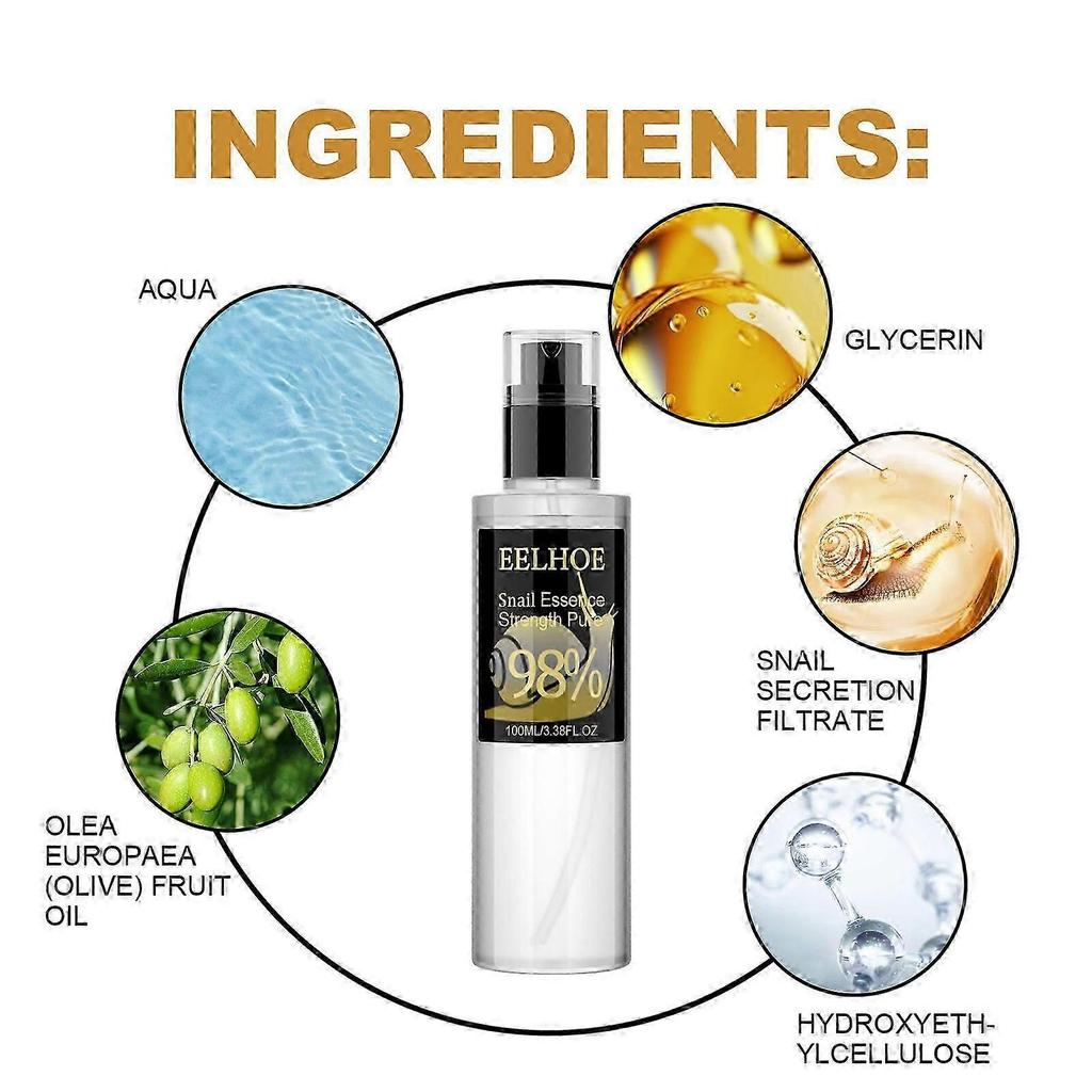 Snail Essence Serum - Hydrating, Anti-Wrinkle, Pore Repair, Skin Barrier Support, 100ml