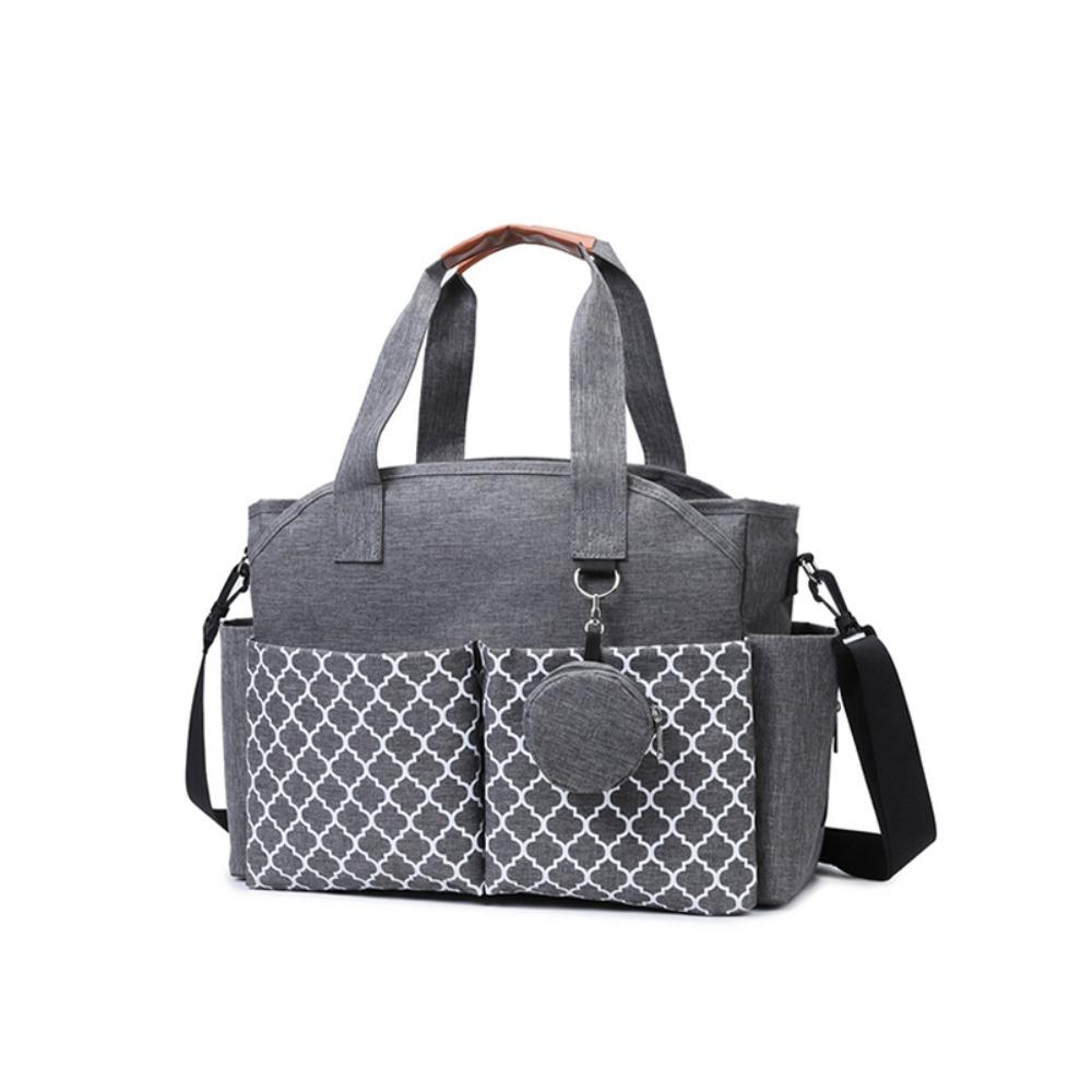 Large Capacity Mommy Bag Multi-compartment Mom Handbag Practical Mom Stroller Bag  Shopping