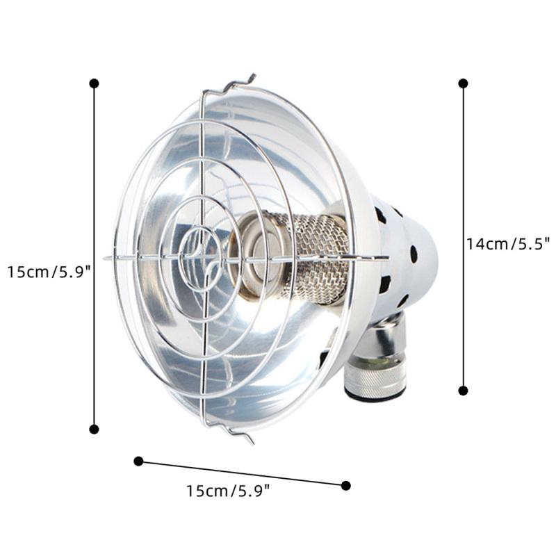 Winterzeltwärmer Mini Outdoor Camping Gasheizung Schnellheizung Energieheizung Tragbarer Zeltwärmer mit Aufbewahrungstasche Campingzubehör