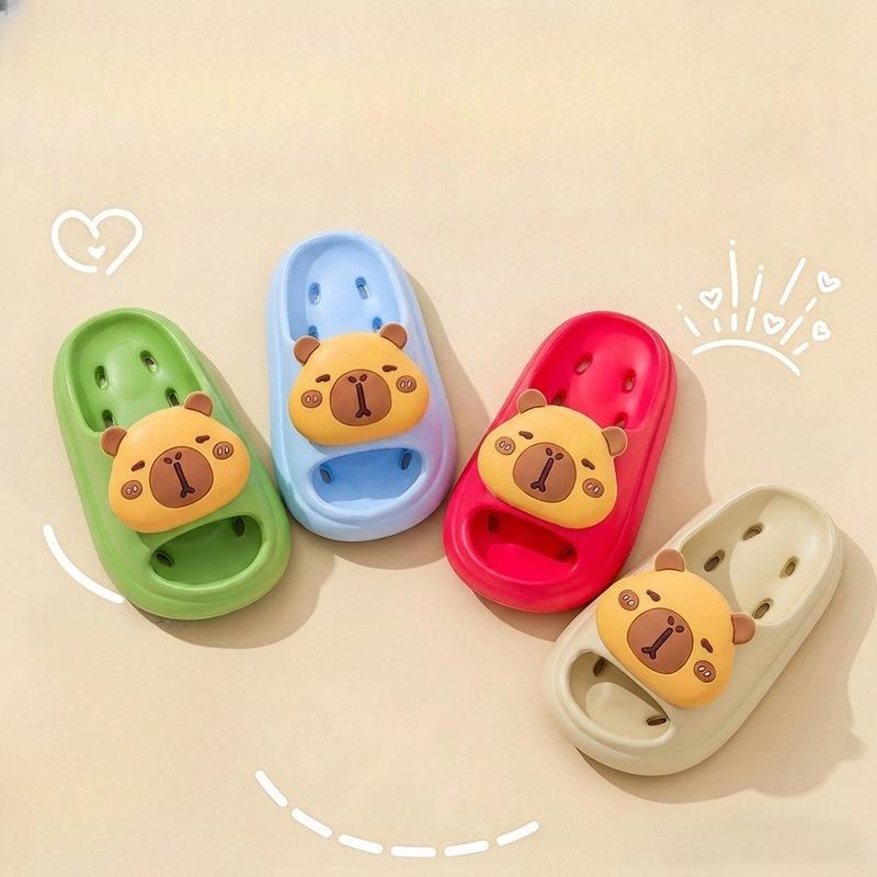 Cartoon Shoes, Flip-flops for Boys and Girls, Anti-slip, Suitable for Home Use, Water-proof