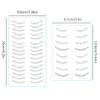 2023  Lower False Eyelash Tattoo Stickers Ladies Eyelash Stickers Girls Eye Stickers Makeup Tools