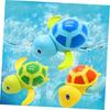 Colorful Wind Up Sea Turtle Bath Toy with Swimming Action for Toddlers, Safe NonToxic Material
