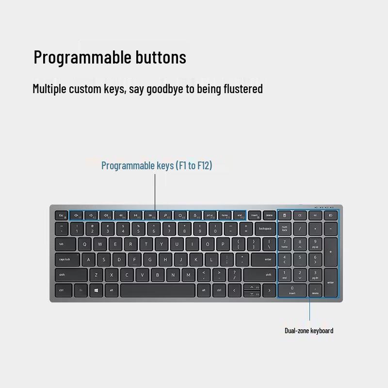 Dell KM7120W Wireless Bluetooth Keyboard and Mouse Combo