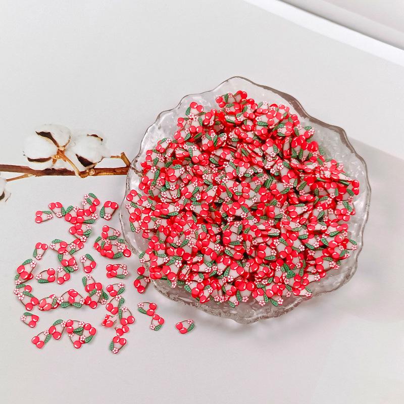 

Yaleduo 5 мм Полимерная глина Фруктовые ломтики для DIY, Эпоксидной смолы, Слайма и Крафтовых украшений. 500g/pack