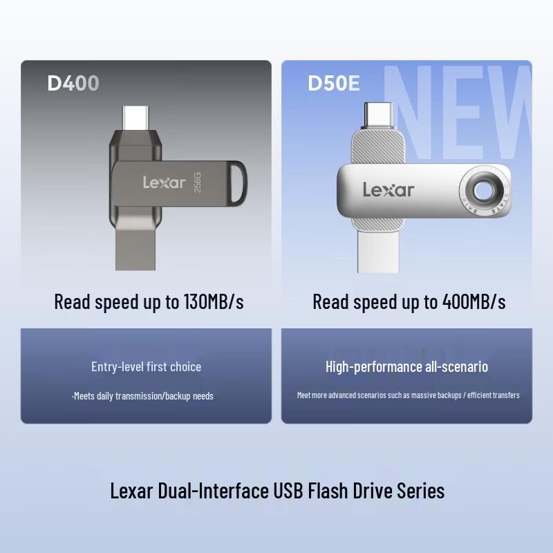 Lexar Pen Drive Dual Interface D50E USB 3.2 Tipo-C