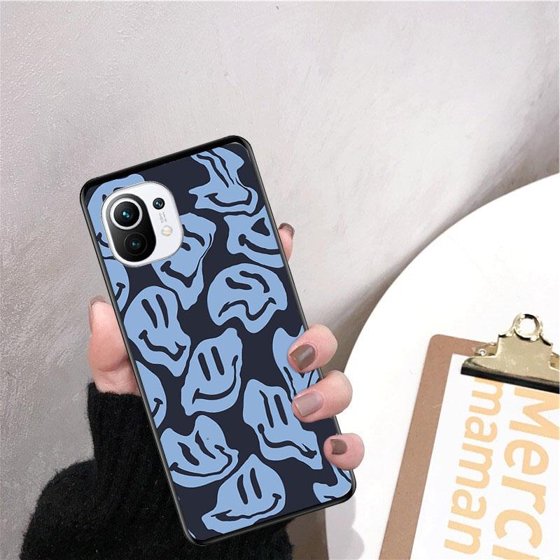 Trippy Smiley Phone Case for Xiaomi 12 Mi 10T 11T 11 Pro 10 10T 11 lite 10pro 11Ultra Poco X3 Pro Poco F3 M3