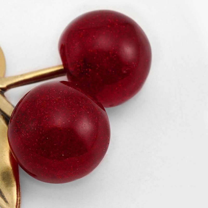 Exquisite Cherry Keychain Pendant Versatile Cherry Chic Bag Charm Keychain Antique CherBag Charm for Women's Accessories