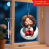 Cartoon cute child prayer 2D acrylic flat pendant ornament Easter Halloween Christmas pendant
