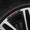 4pcs Aluminium Car Badge Wheel Rim Racing Decor Strips Decal Tire Hubs Stickers For Volkswagen VW Tiguan Passat Jetta Golf  Polo BGS1