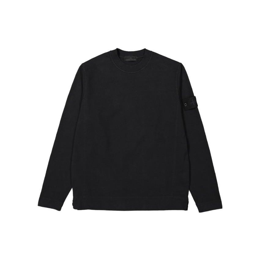 Stone Island Ghost Crewneck Zwart Heren Tops 7815611F3-V0029 M