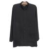 Yohji Yamamoto POUR HOMME Men's Double-Collar Long Sleeve Shirt, Black, Size 3, HN-B45-500 tops 36 blackUsed