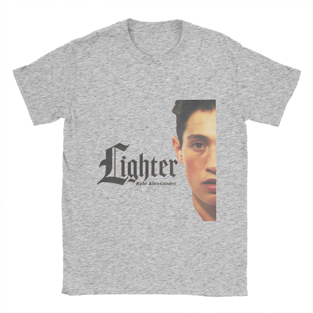 Streetwear T-Shirt Summer Kyle  Alessandro  T-Shirts Song Contest 2025 Pure Cotton Tshirt for Men Classic   Sleeve Tees