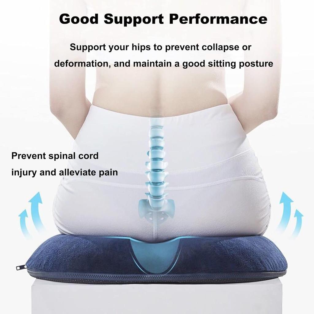 Donut Pillow Hemorrhoid Seat Cushion for Office Chair, Premium Memory Foam Chair Cushion, Ventilate Chair Chair Cushion for Pregnant Women, for