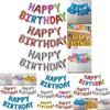 Elegant Silver Happy Birthday Letter Balloons For Memorable Birthday Parties