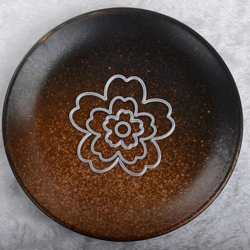 Kitchen Baking Molds Cake Decor Metal Cutting Dies Flowers Stencils DIY Die Cake Decoration Accessories Tool Supplies