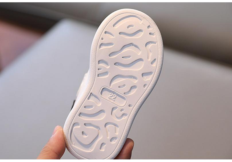 New Infant & Toddler White Soft Sole Shoes - Boys & Girls Casual Spring Sneakers