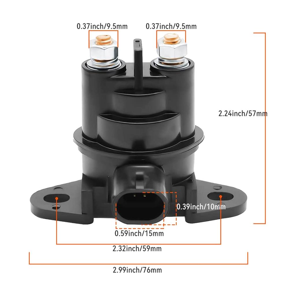 Professional Starter Solenoid Relay Replacement 278003012 Mower Power Switch Motorbike Accessories Quick Fixing Durable