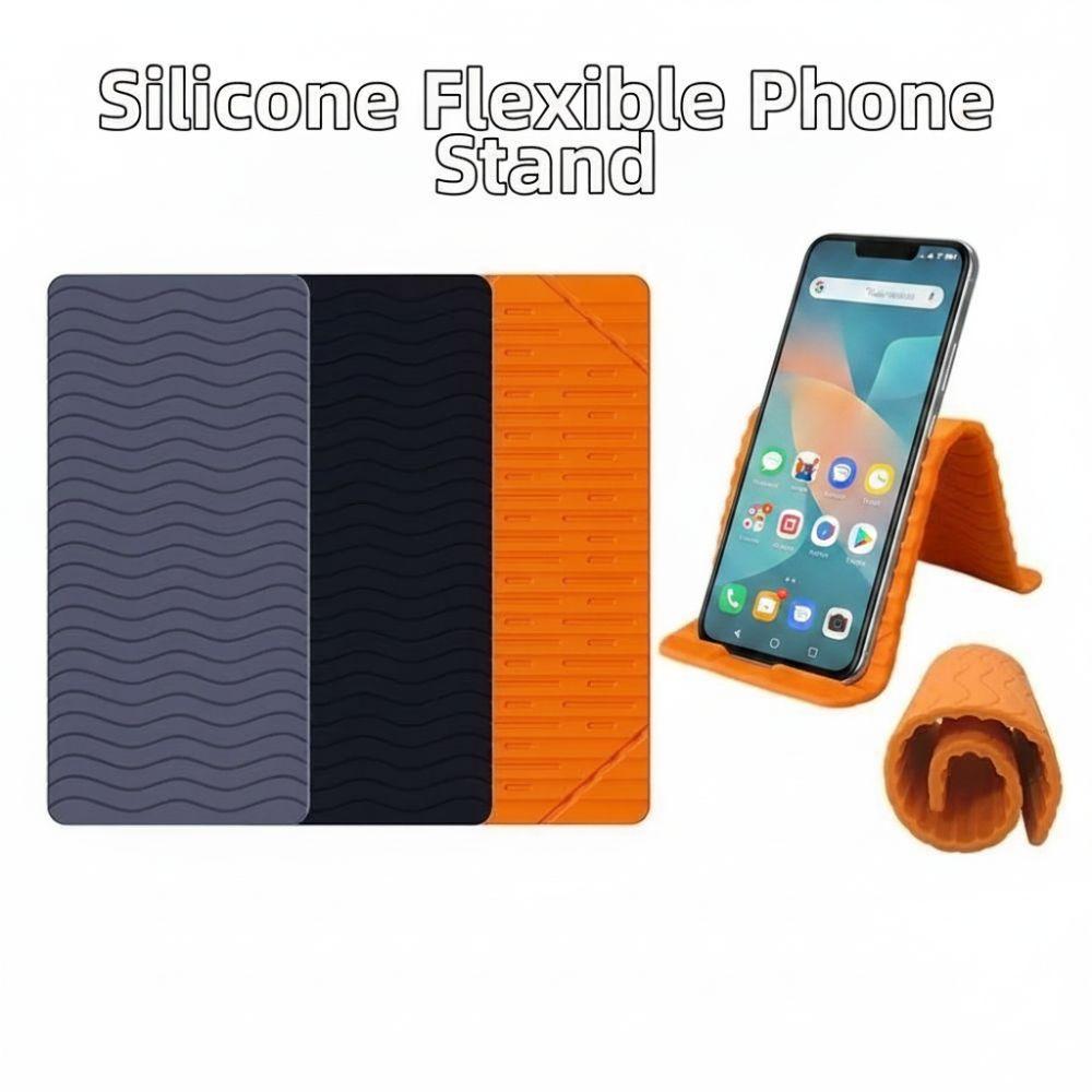 Flexible Foldable Silicone Phone Stand Portable Flexible Phone Stand Bendable Phone Holder  Tablet