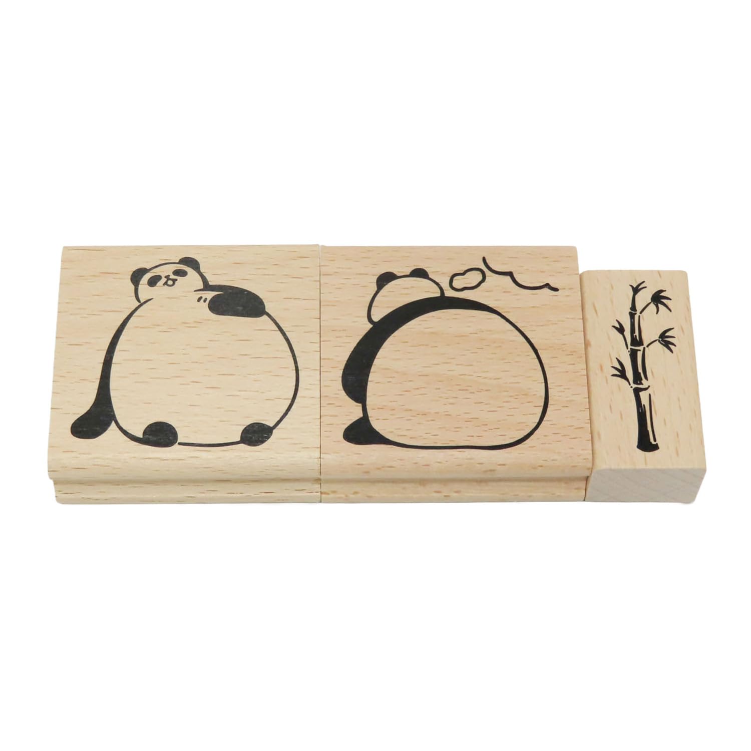 Резиновые штампы Taiyo Tomar Panda (3-Pack) RT-panda-S011