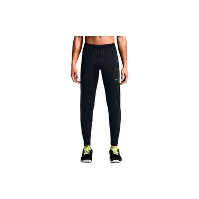 Solid Color Elastic Waist Cuffed Casual Sports Pants Men Bottoms Black 620068-010
