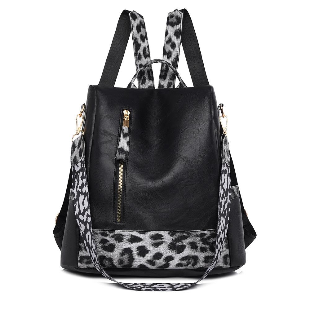 Fashionable Backpack Women's Bag Casual Large-capacity Crossbody Backpack Retro Backpack