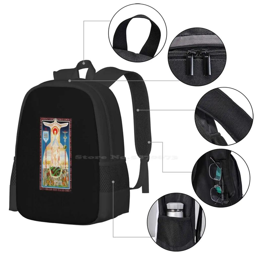 Legion Of Mary Marijina Legija Legio Mariae Hot Sale Schoolbag Backpack Fashion Bags Marijina Legija Legio Mariae Frank Duff