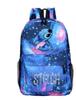 School Bag Cartoon Backpack Star Lightning School Bag Student Polyester Casual Printed Backpack Travel Bag