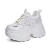 Mesh breathable durian sole dad shoes women's shoes summer new thick sole inner height increase comfortable breathable hole sandals