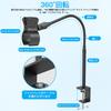 ZealSound 19"48cm Flexible Gooseneck Desktop Microphone Stand with Upgraded Mic Clip Holder for Microphones with Outer Diameters of 1.03"2.6cm and