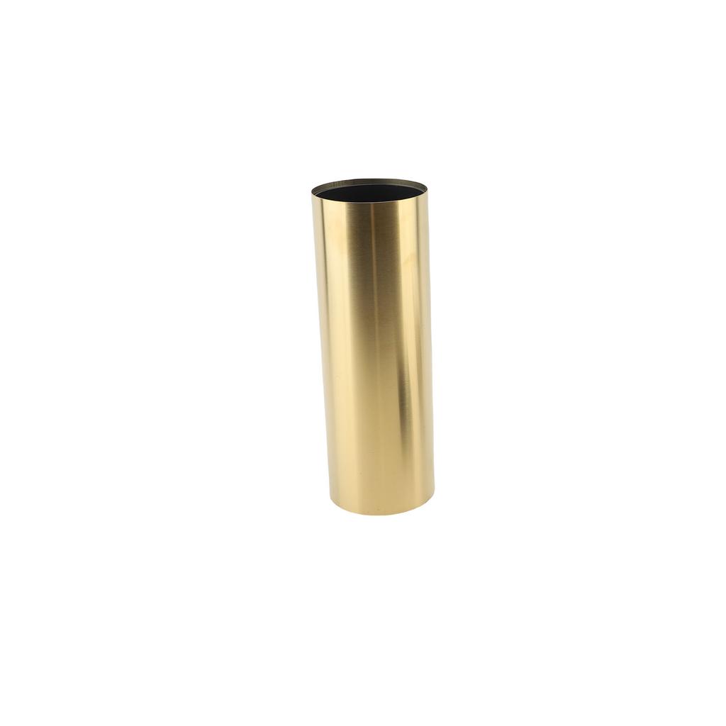 Toilet Bowl Brush Set Floor Standing Toilet Scrubber and 304 Stainless Steel Holder Base for Bathroom Gold
