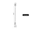 304 Stainless Steel Double-Headed Spiral Bar Spoon with Long Handle