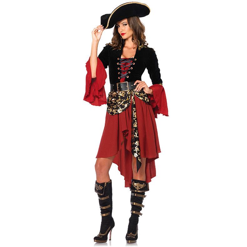 2026 Vrouwen Piraten van de Caraïben Halloween Cosplay Kostuum