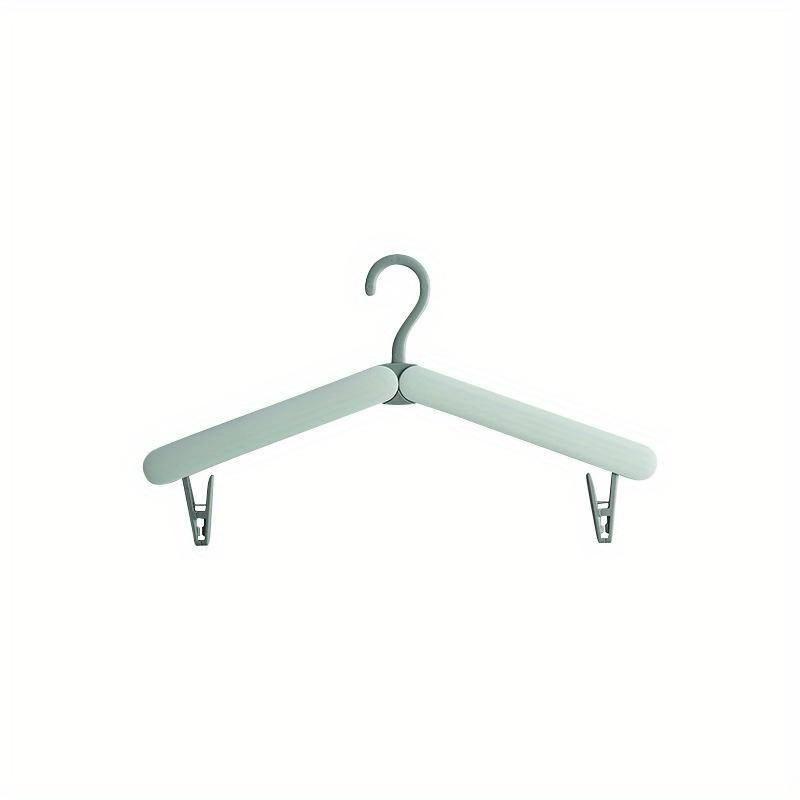 5pcs Portable Folding Travel Hanger-Multifunctional Clothes Drying Rack,Compact Foldable Design for home use,Hangers for Clothes