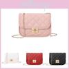2021 Fashion Ladies Bags Embroidered Shoulder Bag Soft Pu Material Chain Bag