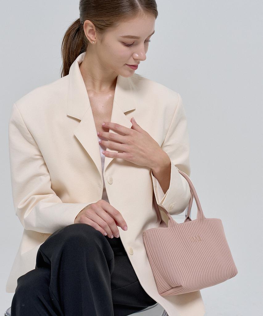 Dal Daily Knit Shopper Bag Brown S