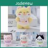 Adorable Porte-clés Chat en Peluche Animal en Peluche Doux Breloque de Sac Mignon Chat de Dessin Animé
