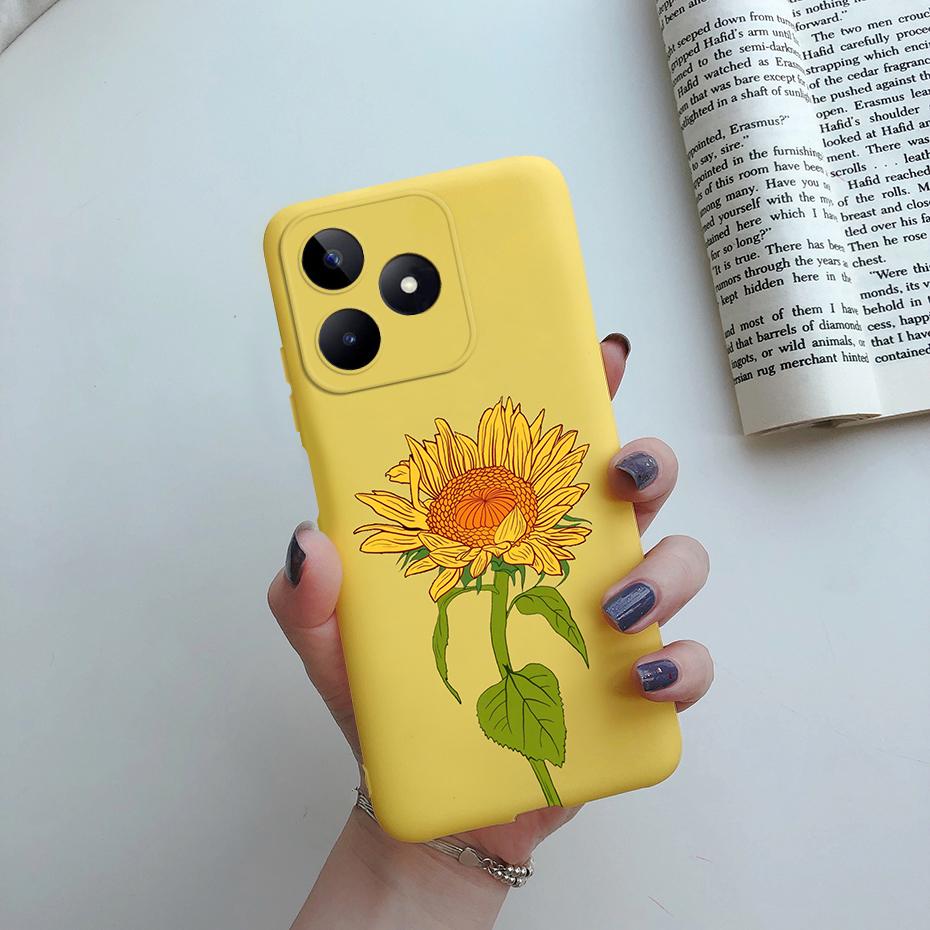 For Funda Realme Note 50 Case RMX3834 Cute Love Heart Silicone Soft Phone Case For Realme Note 50 Back Cover Note50 6.74" Coque