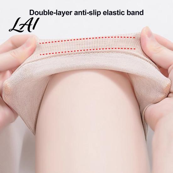 Extended Knee Warmers Soft for Cold Protection Breathable Cotton Leg Sleeves Anti Pads Slip Warmers Elastic Thermal Autumn Winter Unisex Sleeves