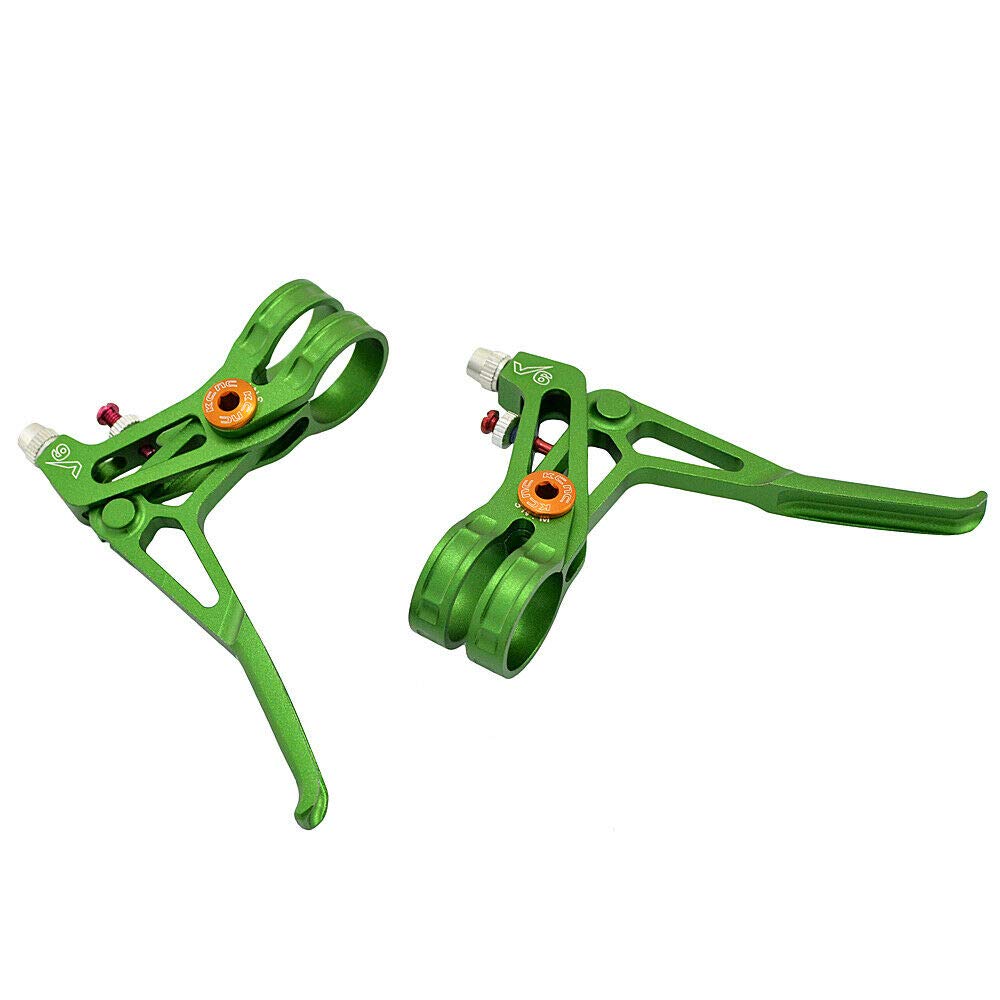 KCNC V6 Vollständig CNC-gefräster MTB-Bremshebel SK2127, 66g, Grün,