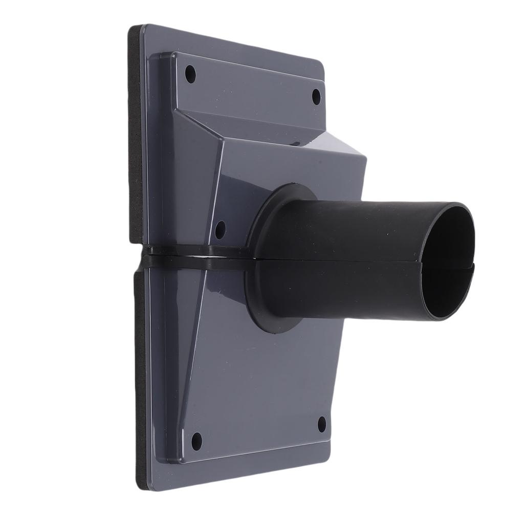 HVAC Wall Penetration Line Set Cover Kit Plastic Split AC Line Set Wall Cover with Soft Gasket for Indoor Outdoor   Conditioner