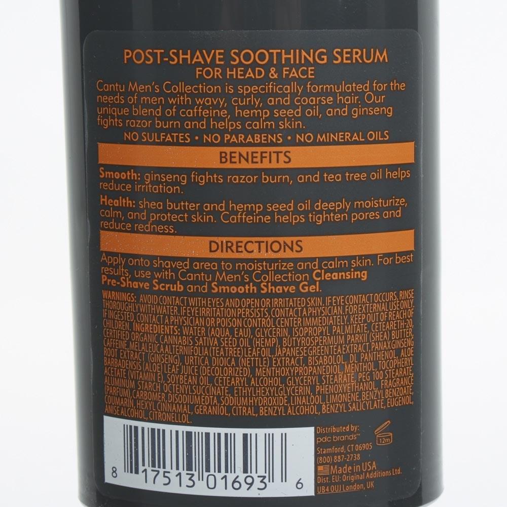 Cantu Men's Collection Shea Butter Post-Shave Soothing Serum, 1 Pack, 75ml