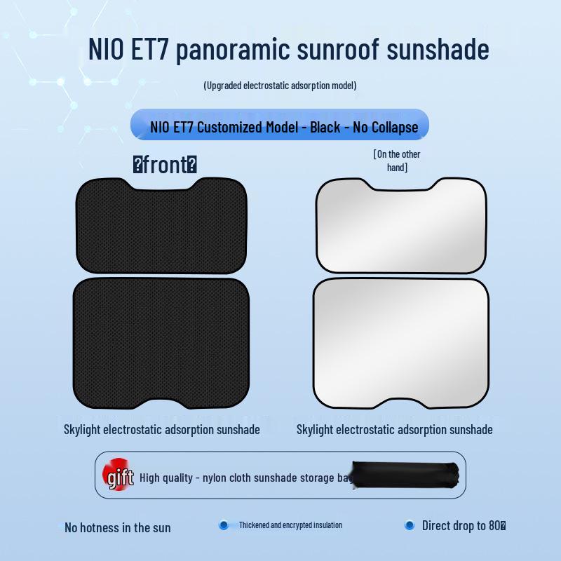 Nio 2021 ET7 Sunroof Heat Insulation Privacy Sunshade Board
