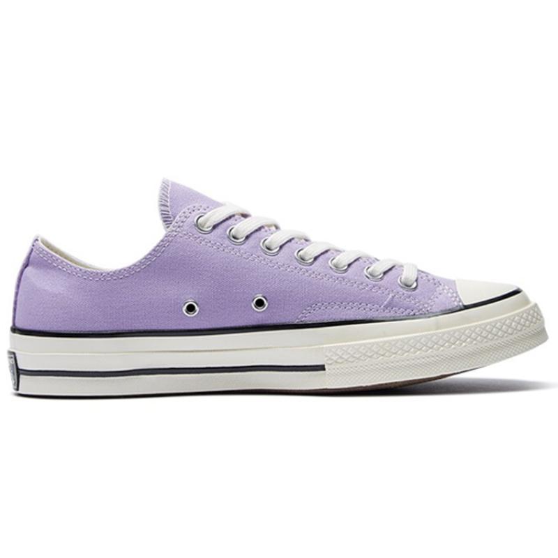 Converse 1970s Round Toe Lace-Up Low Top Espadrilles Unisex Purple