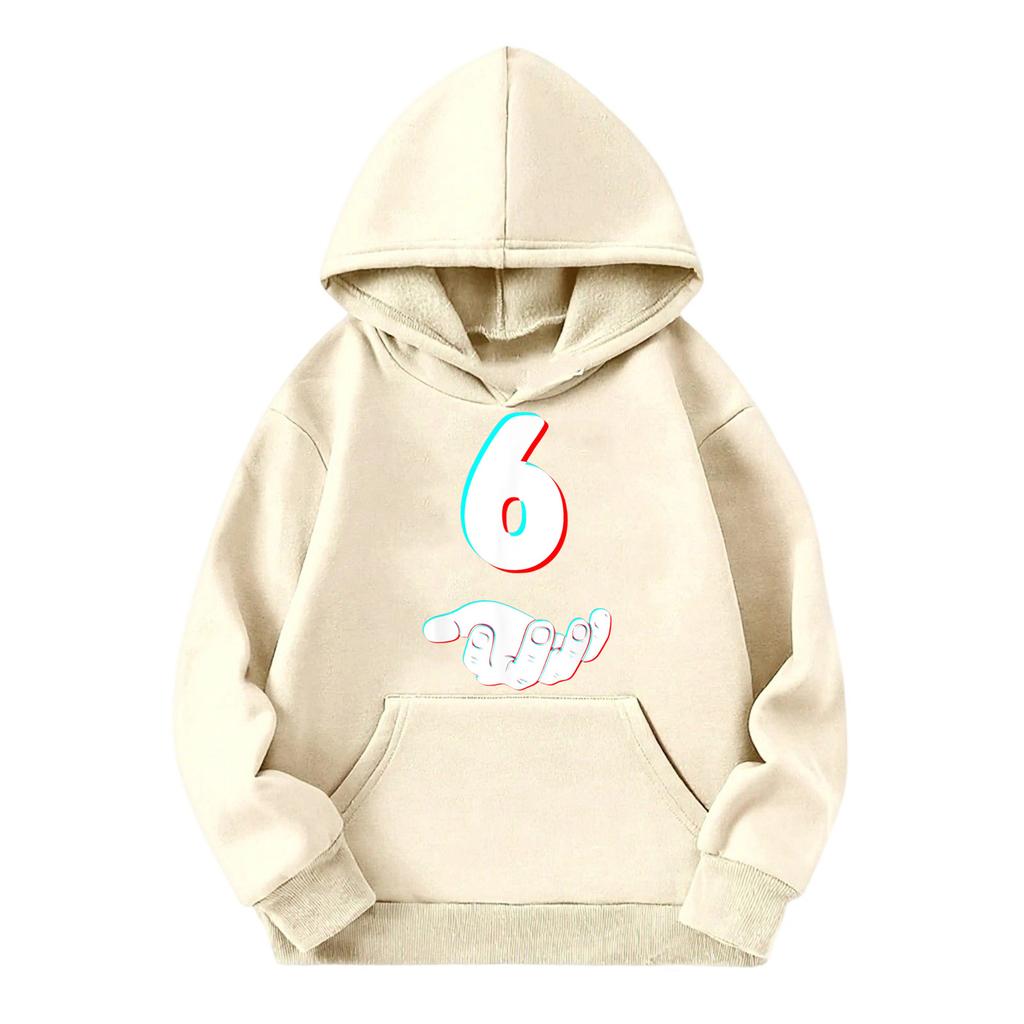 Cute Hoodies For Teen Children Trendy Preppy Hooded Sweatshirts Oversized Long Sleeve Shirts Clothes For Children